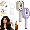 XJQ Electric Spray Air Cushion Massage Comb for Women, Portable Cordless Tool for Smoothing Styling & Frizz Control, Air Cushion Massage One-Click Self-Cleaning Comb (2pcs-c)