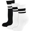 Nur Die 3 calzini sportivi unisex da ginnastica in cotone corto running, calzini da corsa (35-46), calzini sportivi alla caviglia, traspiranti, unisex, da donna
