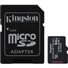 Kingston 64GB microSDXC Industrial C10 A1 pSLC Scheda + Adattatore SD