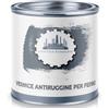 Lausitzer Farbwerke primer antiruggine tradizionale vernice antiruggine in grigio chiaro e marrone rosso (1 L, Marrone rosso) Lausitzer Farbwerke