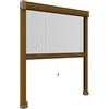 Zanzanet - Zanzariera verticale a Molla No Fori da 42 mm 120x180cm in Kit Fai da Te - Testate a Espansione per non Forare i muri Riducibile e Regolabile a misura per Finestre Disponibile in 9 colori