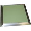 ALLINOX Botola D'ispezione In Alluminio Con Sportello In Appoggio Con Cartongesso Idrorepellente Per Parete o Controsoffitto Alta Resistenza (50x60)