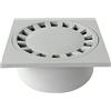 First Plast CHPP20G Chiusino Sifonato in Polipropilene, Grigio, 200 x 200 mm
