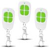 LUIRSAY 3 x AAM0049 Telecomando Cancello e Garage - Compatibile SCS Sentinel - 433,92 MHz - 4 Canali - Codice Segreto Rotante & Portata Lunga - Verde