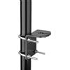 Bingfu Staffa a L in Alluminio con Bullone a U per Montaggio su Palo, Foro da 16 mm, Staffa Impermeabile Resistente per Antenne, Stazioni Meteorologiche, e Altro