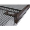 Minuta Profili Profilo Gocciolatoio in Alluminio Top (Testa di moro RAL 8019)