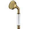 Ownace Doccetta dallo stile classico, alta qualità, in ottone e ceramica, Ottone, Titanium Gold, Shower Head A