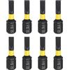 QUARKZMAN 8Pz SL4 Inserti per Avvitatore a Taglio 1/4 Gambo Esagonale 25mm/1 Lunghezza Punte per Cacciavite Magnetico Esagonali a Testa Piatta in Acciaio S2 per Trapano Elettrico Qualità