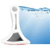 Crynvor Guarnizione Doccia Pieghevole, Barriera Doccia Ferma Acqua Autoadesivo, Guarnizione Vasca da Bagno, Striscia di Tenuta per Box Doccia per Cucina Bagno e Toilette(Bianco, 2M)