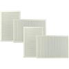 vhbw set di filtri (4 pezzi) compatibile con Viessmann Vitovent 200-C unità di ventilazione - filtro aria di scarico (G4), filtro aria di mandata (F7)