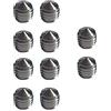 Universal Hardware Sourcingmap - Set di 10 viti per fissare le maniglie delle porte, con chiave a brugola, in acciaio INOX, 5 mm