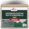 ARCANE INDUSTRIES Guaina impermeabilizzante per doccia a pavimento, applicazione sotto le piastrelle - Kit SPEC ARCASPEC con NASTRO ARCABAND - 5 m² - ARCANE INDUSTRIES