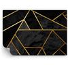 ARTTOR Carta da parati Vinile in TNT Premium Sand - Astrazione Oro Nero - 100x70 cm - Fotomurali Decorazione Murale Moderna Poster gigante XXL Decorazione da Muro Camera da letto - WF2AA100x70-4358