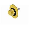 Securemme Limitatore di Apertura Scorrevole per Porta Blindata, OTTONE LUCIDO Acciaio Inox, Kit di Montaggio Incluso, 10 x 10 cm