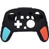 Generico Custodia morbida in silicone per Switch 2 Pro, custodia protettiva antiscivolo per controller di gioco per Switch 2 Pro (Blu e arancione)