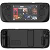 Jeimay per Steam Deck Custodia Protettiva Colorata Sensazione Piacevole per la Pelle Custodia Protettiva in Materiale PC con Supporto Accessori Console di Gioco per Palmare (nero)