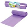 Bottari Italy Bottari Sacchi Immondizia 110L 70x110 cm con Laccetti di Chiusura, Viola, Raccolta Differenziata Secco, Sacchi per Spazzatura Resistenti e Riciclati, 1 Rotolo da 10 Pezzi
