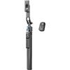 TIANHENGMart Treppiede per rilevamento automatico del viso con rotazione a 360°, estensibile in lega di alluminio per selfie per iPhone e Android, supporto portatile con telecomando per videochiamate, vlogging