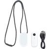 LVYXON Action camera magnetica WiFi 2K, grandangolo a 120°, compatta in ABS, nera, portatile, per ciclismo, cruscotto e sport all'aria aperta (bianco)