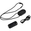 LVYXON Action camera magnetica WiFi 2K, grandangolo a 120°, compatta in ABS, nera, portatile, per ciclismo, cruscotto e sport all'aria aperta (nero)