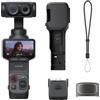 Insta360 Luna Ultra - Videocamera per vlog 8K con doppio obiettivo Leica, zoom 12x, sensore da 1, touchscreen rimovibile da 2, triplo chip IA, videocamera gimbal tascabile per la fotografia vlog
