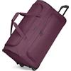 REDOLZ Duffle Essentials, bordeaux, L (71 cm), Borsa da viaggio con ruote