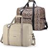 SPAHER 2X Bagaglio a Mano Easyjet 45x36x20 Borsone da Viaggio Borsone Palestra Sportiva 30L Donna Uomo Impermeabile Pieghevole Borsa da Viaggio Fitness Travel Duffel Cabin Bag