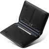 VULKIT Portapassaporto in Pelle con Blocco RFID Portafoglio per Passaporto Compatto con Chiusura Magnetica