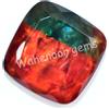 25.00 CT Naturale Ammolite Cuscino Opal-Like Biologico Doppietto Raro Gemma