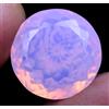 Rosa Naturale Opale 22.10 KT Rotondo Welo Australiano Non Scaldato Gemma