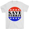 Gil dan Save Ferris Maglietta Divertente Distressed Anni '80 Uomo 100% Cotone