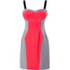 Rebecca Minkoff Donna Daiquiri & Nuvola Colorblock Corsetto Abito Taglie 6 Nuovo