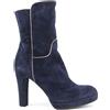 Alberto Fermani Donna Blu Scamosciato Fernandez Stivaletti Pavimento Modello