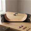 Finger Skateboard Ramp Set Superficie Effetto Legno Rampa Finger Skateboard