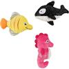 Fringe Studio Plush Dog Toy, 3 Pieces Set, HIGH FIN BUDS, Pet Shop Collection (662174)