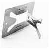 FACAIIO per Saldatore compatto Stand per Acciaio Inox Portatile Supporto Stazione di Supporto Sicuro Argento