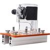 Kivivaka 2-in-1 Compact Palm Router Base con Slotter, Lega di Alluminio Legno Trimmer 65mm Macchine, Portable Cutting Jig 0-5cm, per Orange