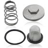 Haishine Moto Scooter Olio di Scarico Tappo Set - Guarnizione Torico + Filtro + Molla - per Baotian Benzhou Znen Taotao 50-150Cc - Kit Tappo di Scarico