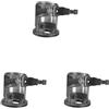 Feriuzymix Set di 3 basi per decespugliatore ad alta resistenza per taglio elettrico da 65 mm, copertura antipolvere tipo dritto 9,5 x 9 cm