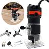 MAXWXB Router Compatto, rifinitore per Legno, Router per Palmo, rifinitore per Laminato Manuale Elettrico, utensile per la Lavorazione del Legno 30000 RPM 800 W Scanalatura del Legno, rifilatura ad Arco, ma