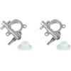 Feriuzymix Set di 2 pezzi di ricambio per motosega 25CC/38CC 2500/3800, pompa dell'olio e ingranaggio a vite senza fine