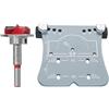 Opilroyn Modello di perforazione per cerniere di ante di armadi, aprifori per cerniere di porte in legno, guida per trapano per mensole da 35 mm, con punte