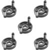 Feriuzymix Set di 5 tasselli verticali autocentranti 6/8/10 mm per lavori artigianali falegnami falegnami neri