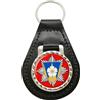 Family-crests Portachiavi In Pelle Dei Vigili Del Fuoco Di West Yorkshire