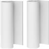MEARCOOH Pacco 2 Gomma EVA Bianca, MEARCOOH Schiuma EVA 4mm di spessore 35.5 x 150cm EVA Foam Cosplay, ad alta densità 86kg/m3 per il progetto di fai da te in costume (2PCS 4mm Bianca)