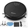 SMART-J Robot Easy Robot Aspirapolvere Automatico per Casa, Spazzole Laterali per Pulizia degli Angoli, Batteria al Litio 1800 mAh, Spazzole Laterali, Contenitore 400 ml, Design Slim 7,5 c