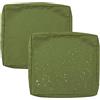 Hoowarm Impermeabili Fodere per Seduta del Divano con Cerniera 50x50 60x60 per Interni Ed Esterni, Patio, Mobili in Rattan Cuscini per Divano Esterno Giardino Sofa Cover Rimovibili(Color22,50x50x5cm(2pcs))