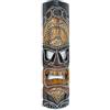 Coco Papaya Maschera Tiki Polinesiano h50 cm in legno. Decorazione Esotico.