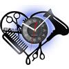 Obesntln Orologio da da da, oggetti da regalo per la decorazione di parrucchiere | Scherkamm Motorif Design, argomento per capelli, non spunta, orologio a parete rotondo per st