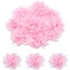 QUARKZMAN 12pz Fiori Rosa Artificiale 3 - Testa per Artigianato, Abbigliamento, Laurea, Fasce per Capelli, Matrimonio, Compleanno, Festa